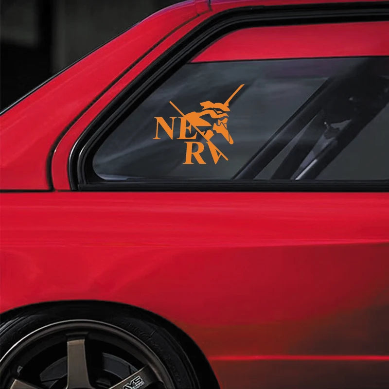 Cartoon Robot Car Decal