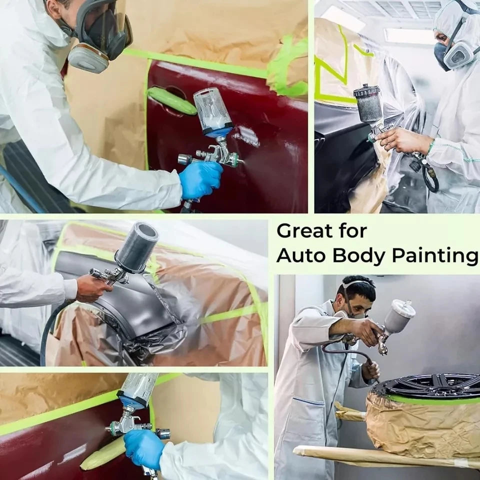 Pre Taped Masking Paper Wall Treatmnt Covering For Painting Spray Masking Protective Paper Car Beauty Paint Masking Craft Paper