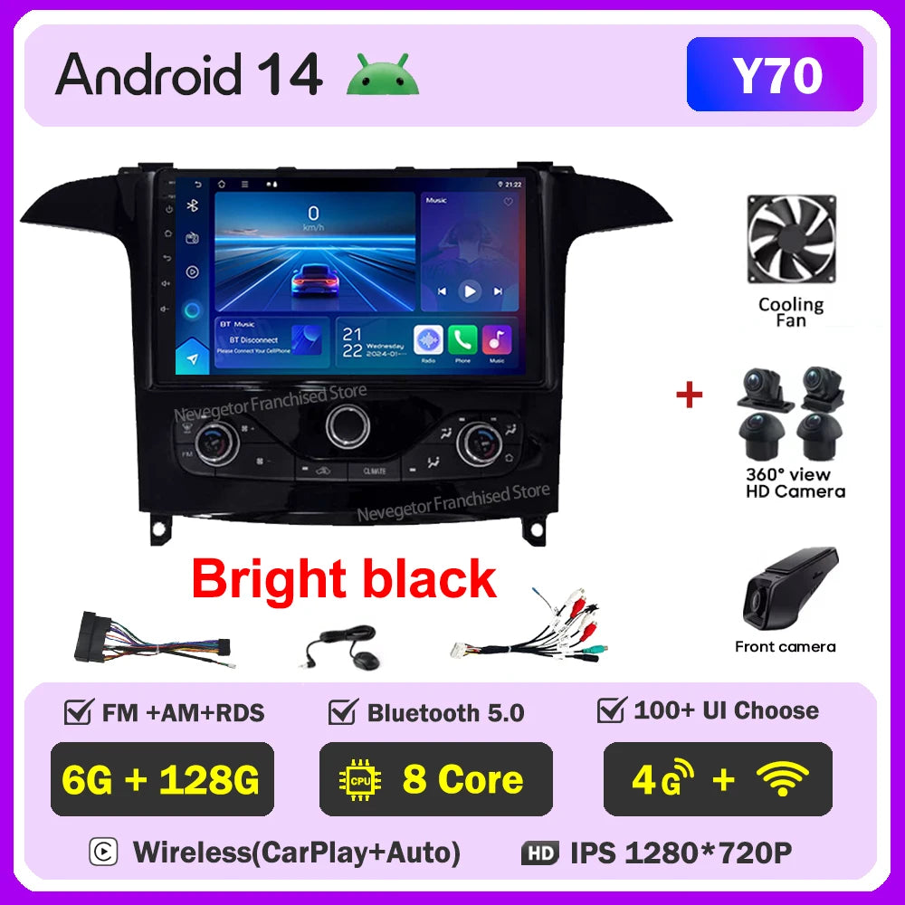 Android 16 9-Inch Car Multimedia Player for Ford S-MAX & Galaxy - image 11