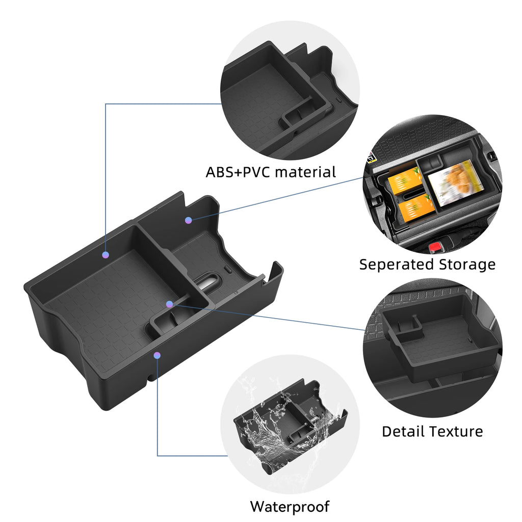 2026 Toyota RAV4 Armrest Box – Double Layer Storage Organizer - image 5