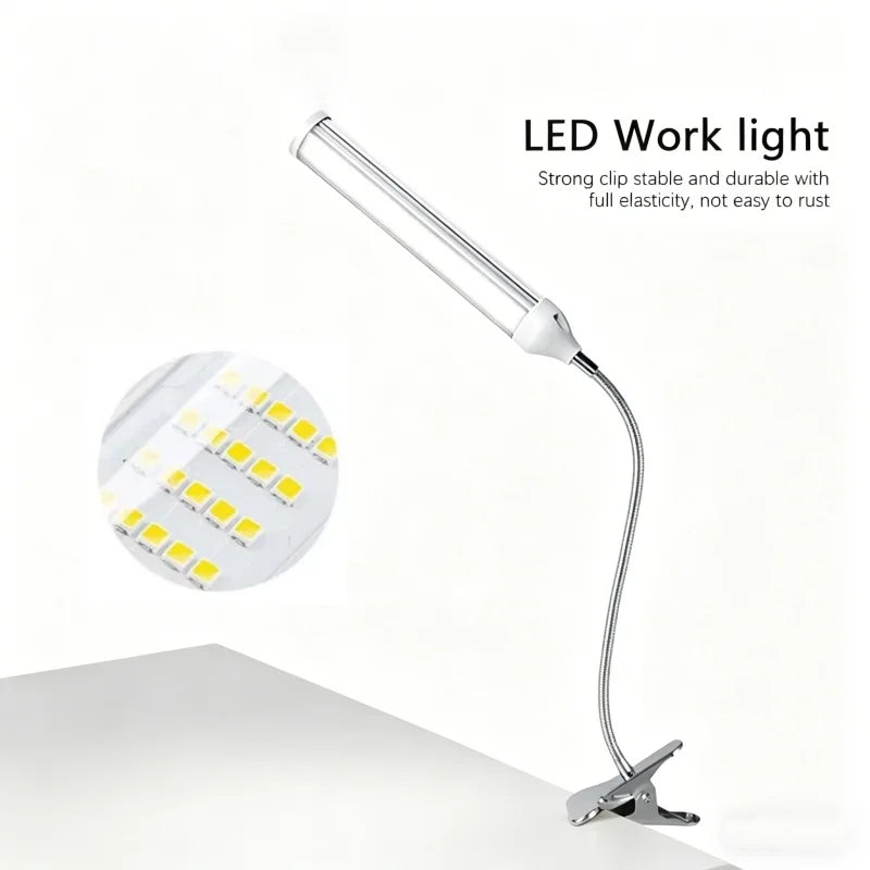 Magnetic LED Work Light High Brightness Bendable Waterproof Explosion Oil Proof CNC Machine Worktable Aluminum Clamp Lamp