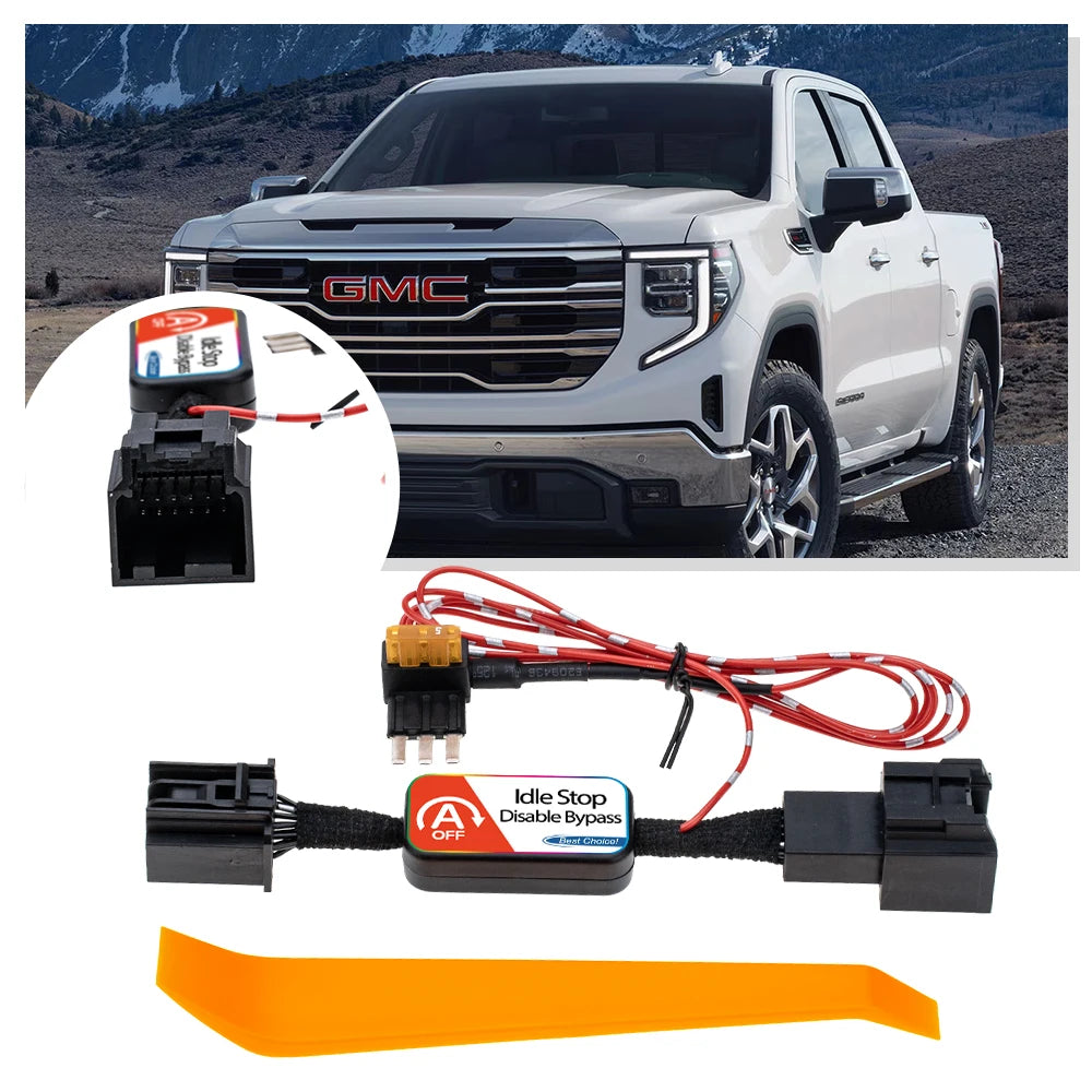For GMC Sierra Chevrolet Silverado 1500 Refreshed 2022-2025 Auto Disable Start Stop System Engine Off Device Auto Stop Canceller