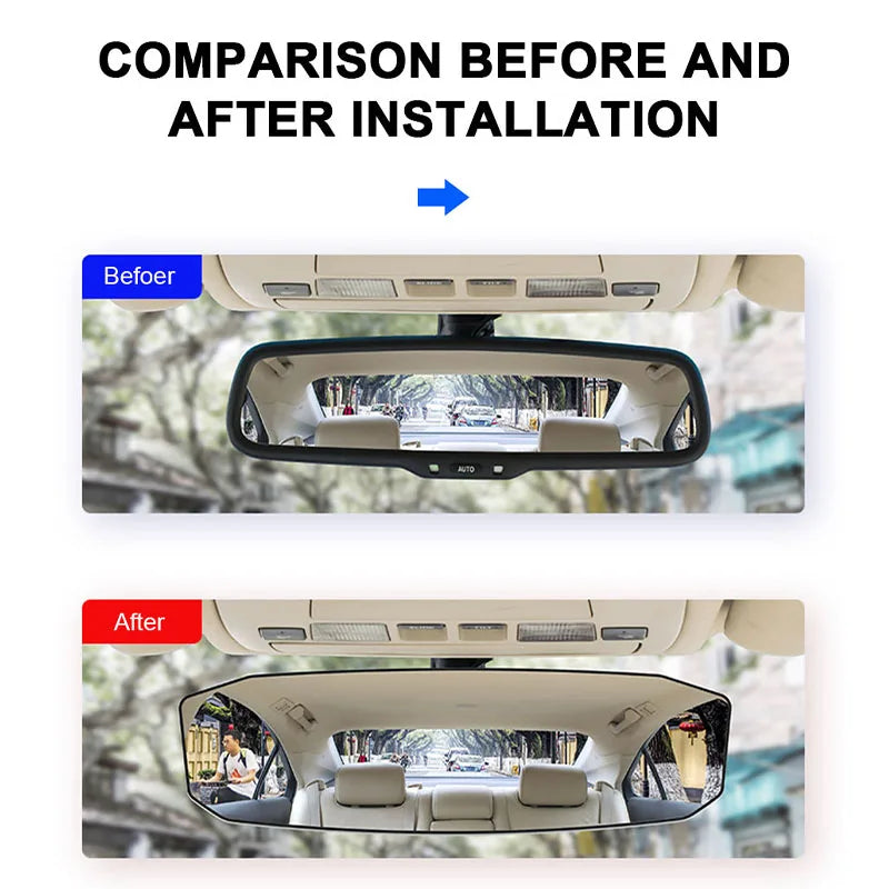 Wide Angle Baby Car Mirror – Anti-Glare, Adjustable, Universal - image 2