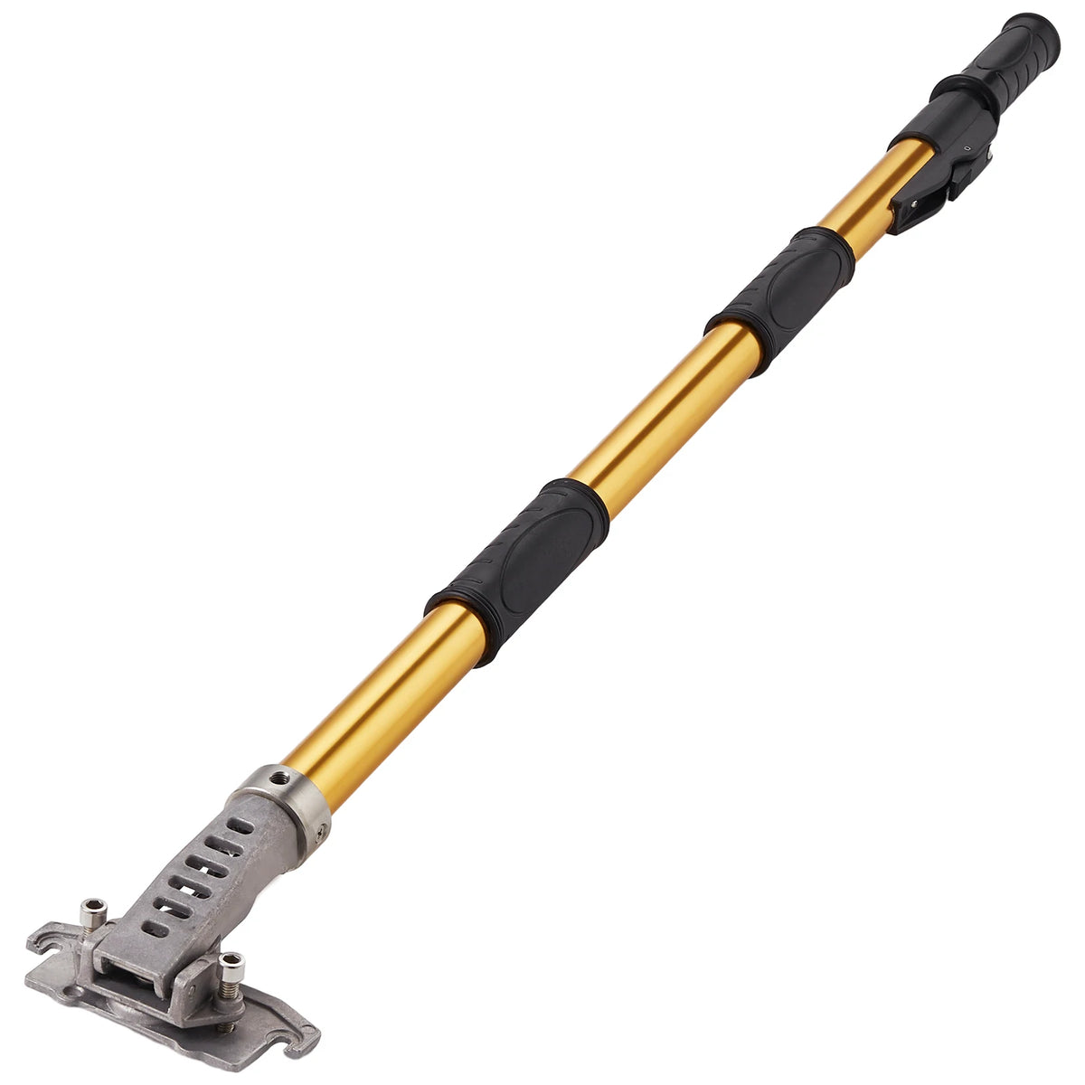 SucceBuy Drywall Flat Box Handle 40''-64'' Anodized Aluminum 5-Section Length Adjustable Non-Slip Grip Plasterboard, Wallboard