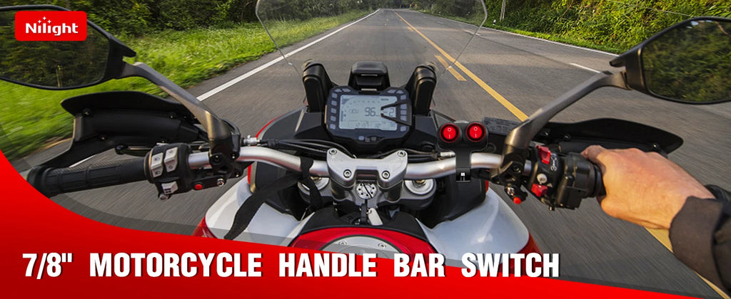 Nilight Dual Push-Button Handlebar Switch, 12V Waterproof - image 8