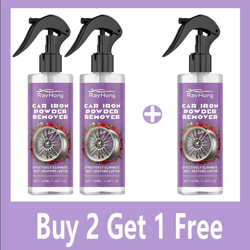 Iron Powder Remover Spray for Car Paint and Wheels