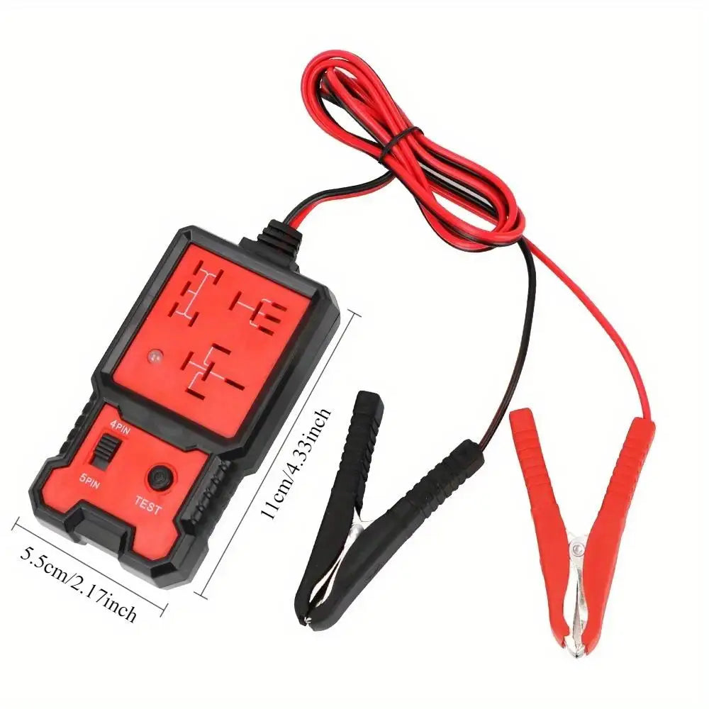 12V Car Relay Tester – Automotive Battery Checker with LED