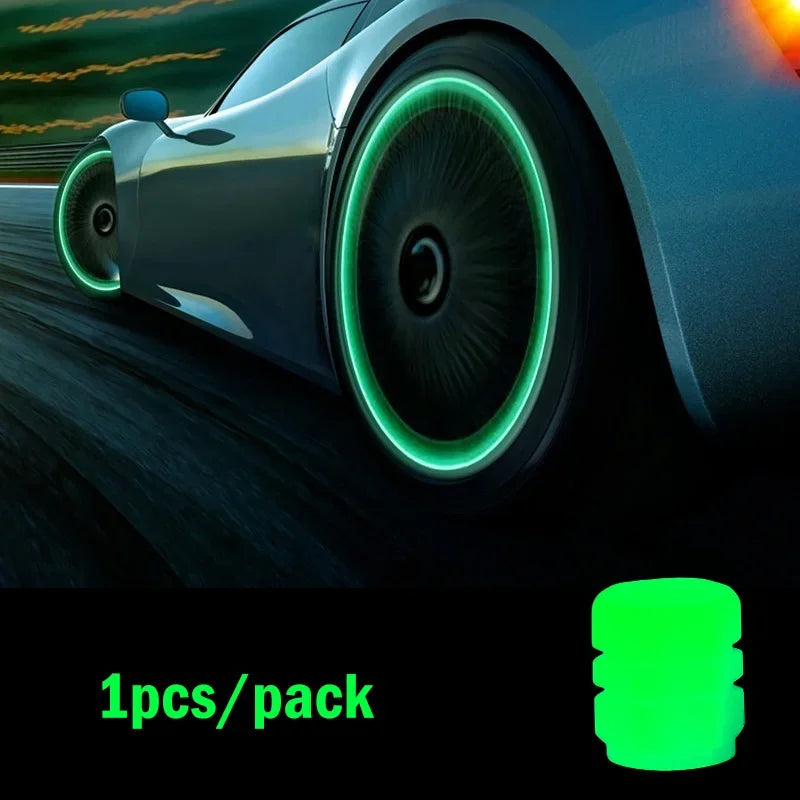 Glow in Dark Tire Valve Caps - Luminous Car Wheel Stem Covers - image 18