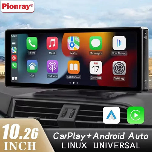10-Inch Wireless CarPlay & Android Auto Touchscreen Stereo - image 2