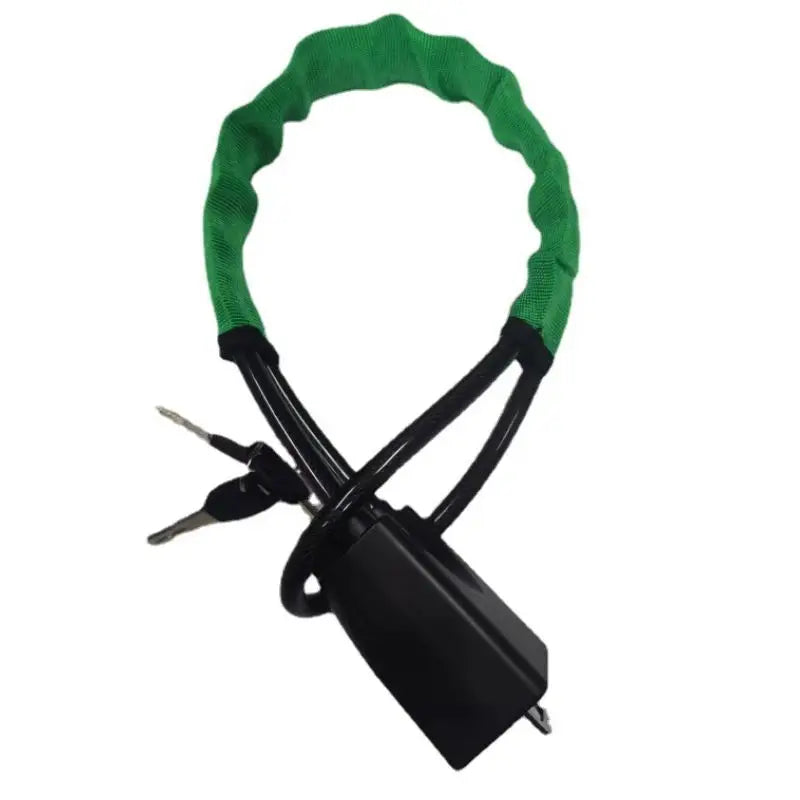 Car Steering Wheel Steel Lock Seat Belt Anti-theft Lock with 2 Keys Anti-theft Device Easy to Install Fits Most Cars SUVs