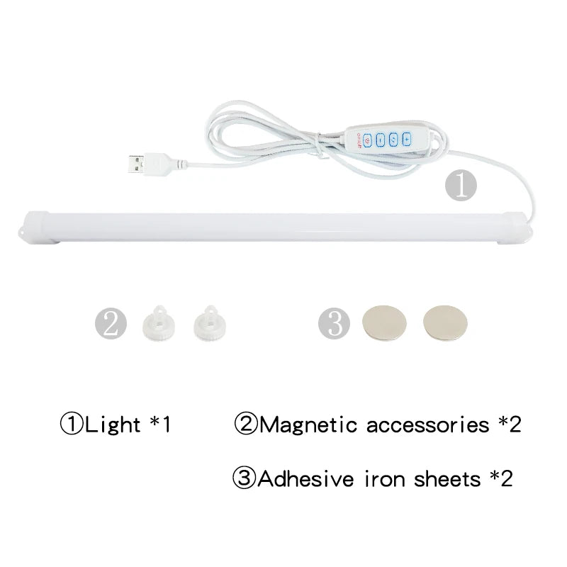 USB Dimmable LED Under-Cabinet Light with Magnetic Strip