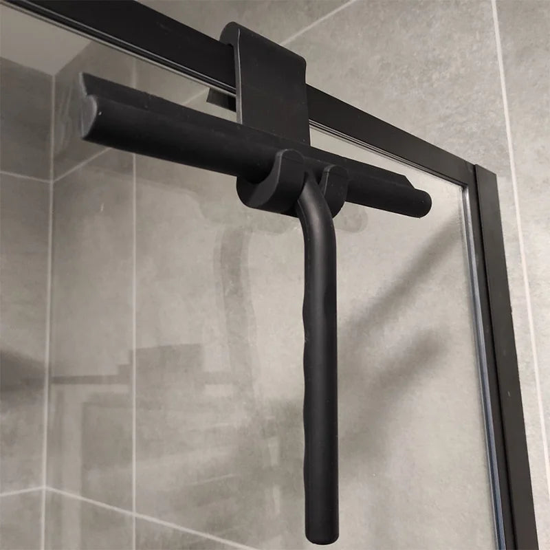 Shower Glass Squeegee with Handle & Hanger