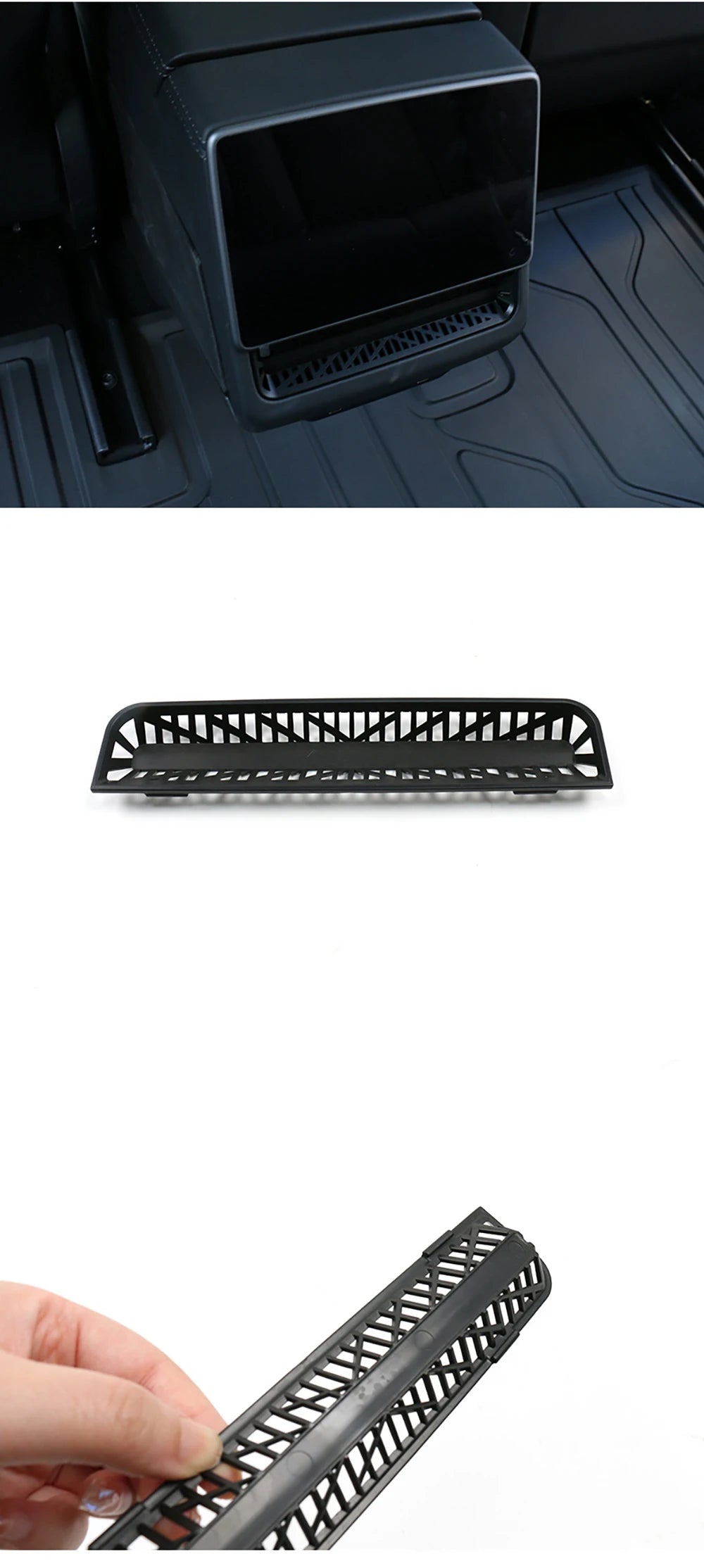 Rear Air Vent Cover for Tesla Model Y Juniper, YL and Model 3 Highland