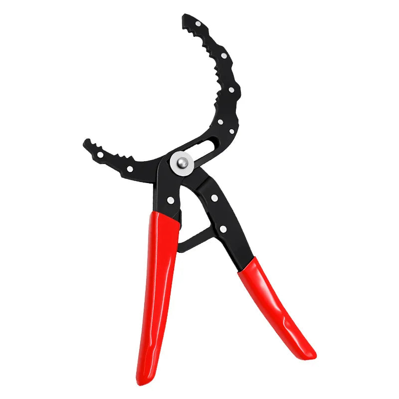 1pc Oil Filter Wrench Quick Adjustable 12" Oil Filter Pliers One-Hand Use Oil Filter Removal Tool for Cars Motorcycles & Trucks