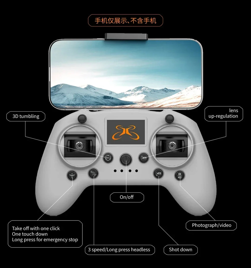 A21 PRO 8K Dual Camera Drone with Screen Brushless Obstacle Avoidance - image 21