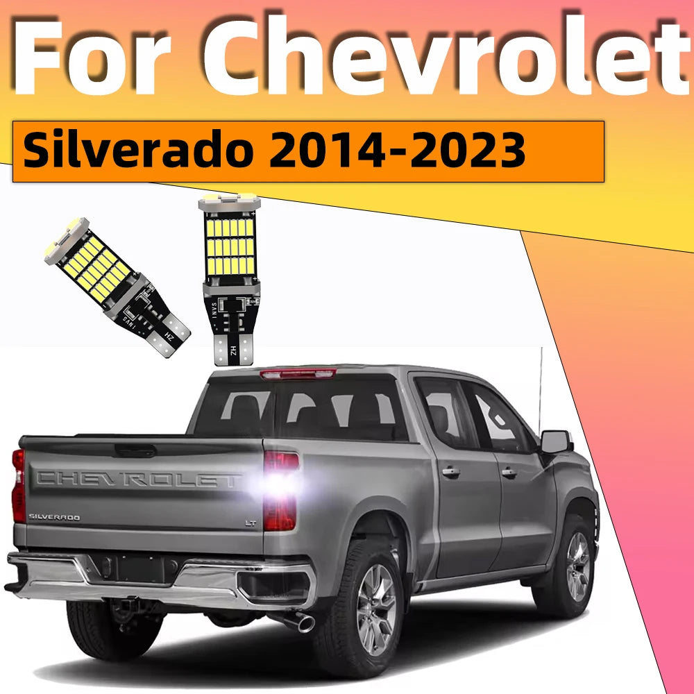 T15 921 LED Backup Light Bulbs for Chevy Silverado 2014-2023