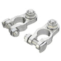 Battery Terminal Clamp Clip Connector 2Pcs Zinc Alloy Positive &Negative Pole Car Battery Terminal Clamp Clip Batteries Access