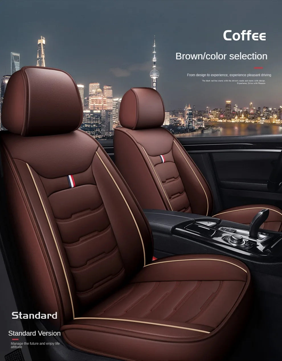 PU Leather Car Seat Covers for BMW 5 Series (F10, G30, E60 and More)