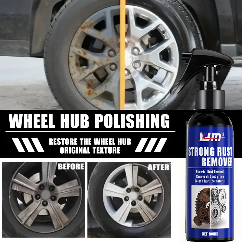 Heavy-Duty Rust Remover Spray for Car Wheels & Metal - image 3