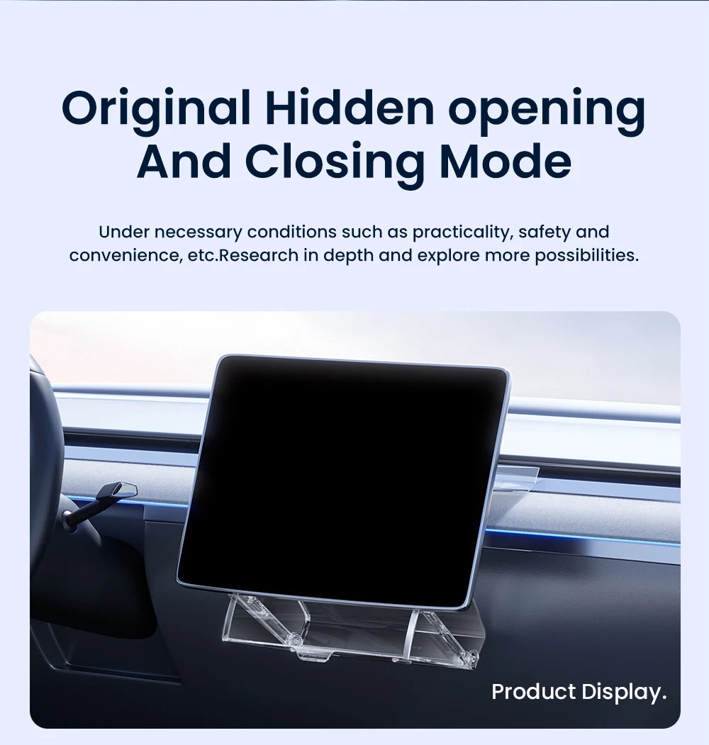 Magnetic Under Screen Storage Box for Tesla Model 3, Y and YL