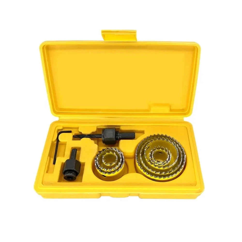 Hole Saw Kit 19-64mm for Wood & Metal with Carry Case