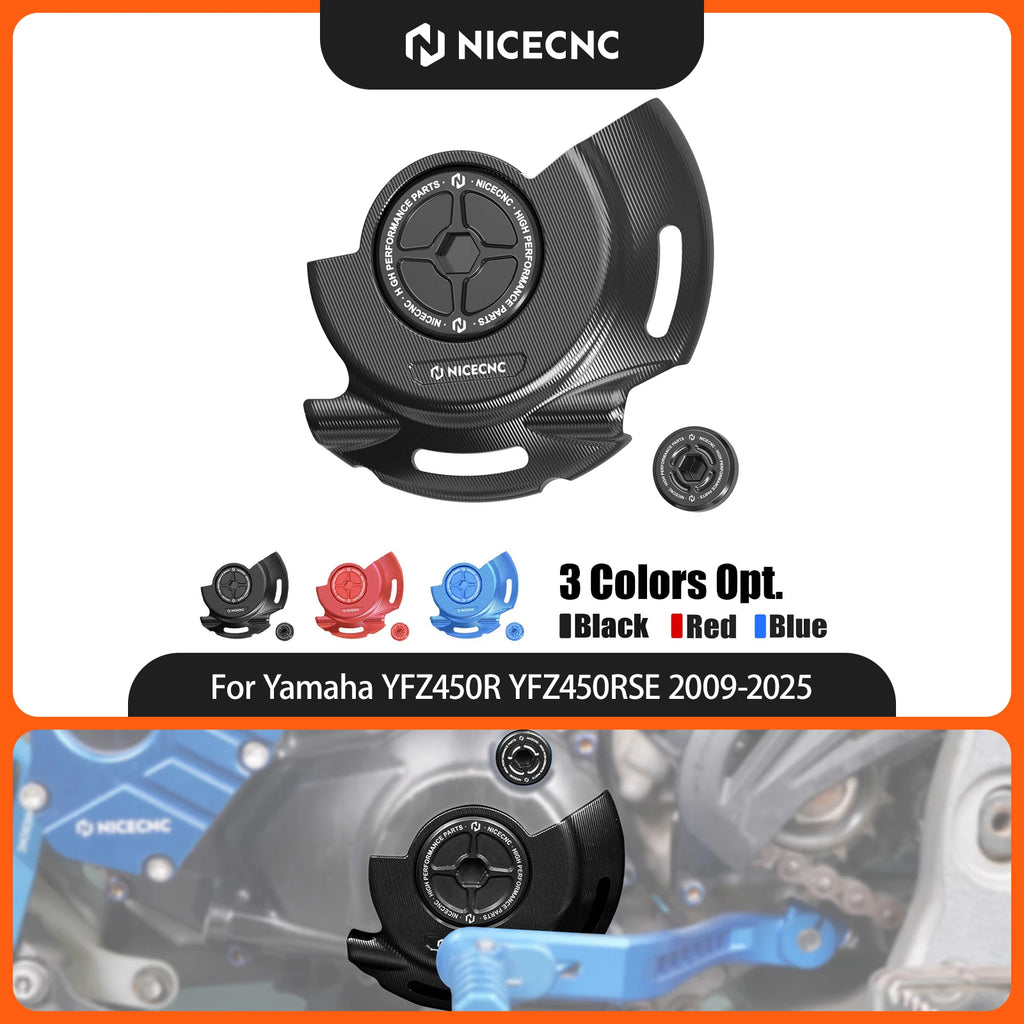 Engine Crankcase Cover Guard and Timing Plug Kit for Yamaha YFZ450R