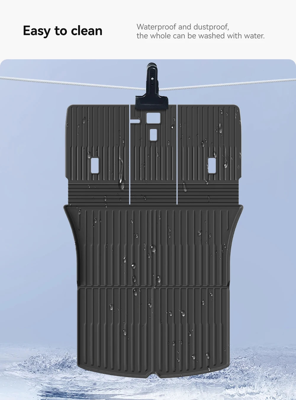 All-Weather TPE Trunk Mat for Model Y and Model 3