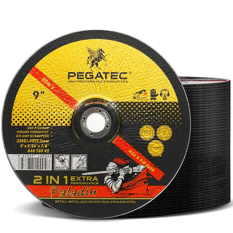 9 Inch Angle Grinder Cutting Disc 5/64 Inch Thick with 7/8 Inch Inner Bore