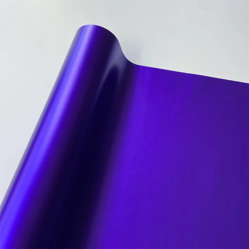 Satin Chrome Vinyl Wrap Film – Air Release Car Sticker - image 17