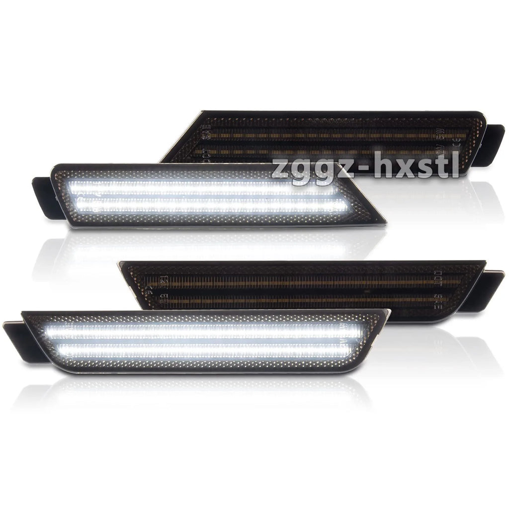 LED Side Marker Lights for 2010-2015 Chevrolet Camaro - Smoke Lens - image 9
