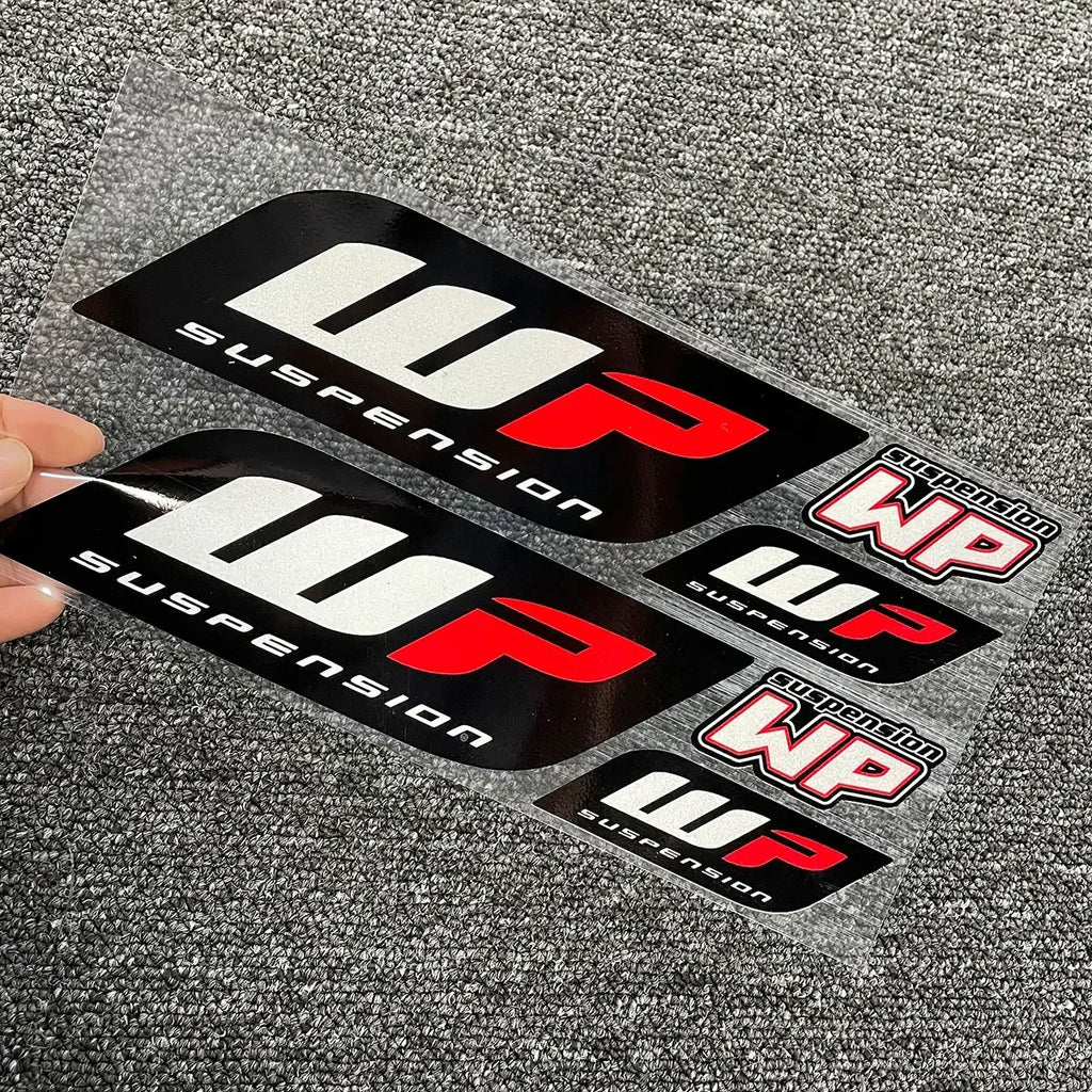 Reflective Motorcycle Fork and Windshield Sticker Set for Dirt Bikes