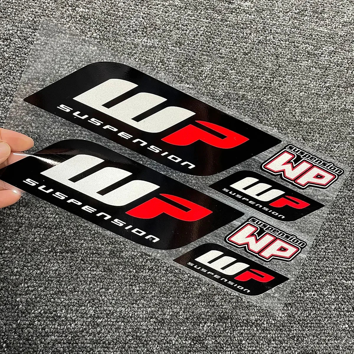 Reflective Motorcycle Fork and Windshield Sticker Set for Dirt Bikes