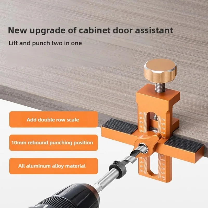 Cabinet Door Installation Jig, 2 in 1 Woodworking Positioning Tool - image 3