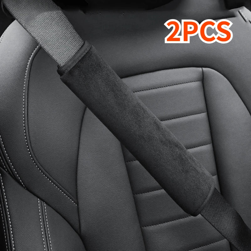 Adjustable Car Seat Belt Covers - 2 Pack Shoulder Pads