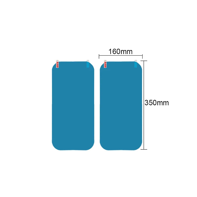 Rainproof Anti-Fog Film Pair for Car Side Mirrors and Windows