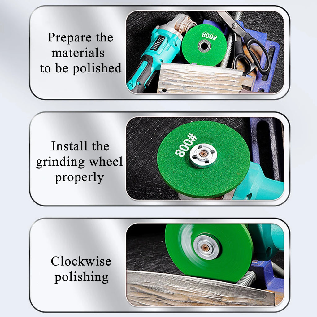 Angle Grinder Grinding Wheel 100-2000 Mesh, Angle Grinder Cutting Flap Grinding Disc Wheel Cut Off Wheels, Grinding Wheel
