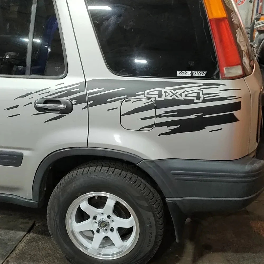 Mudslinger Splash Stripe Pickup Bed Decals, 2 pcs