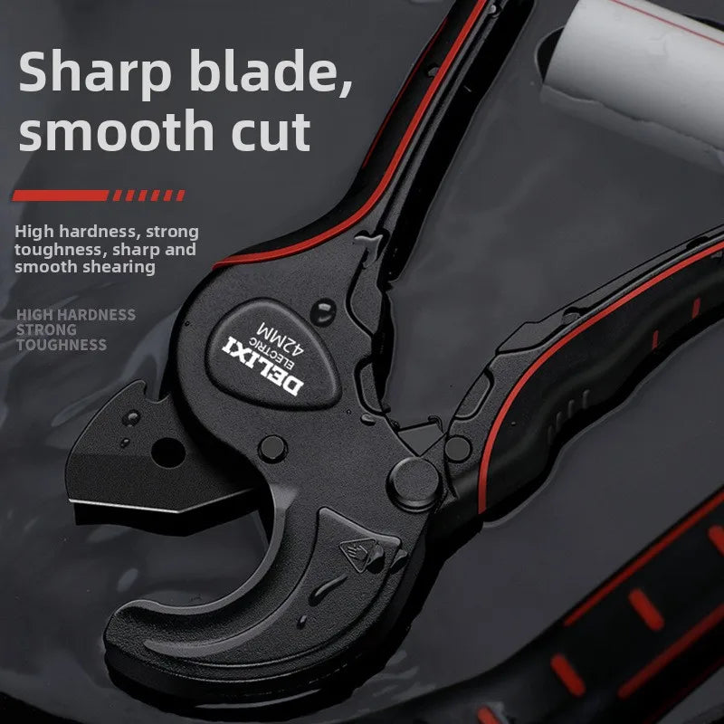 Ratchet Tube Cutter Scissors – PVC, PPR & PE Pipe