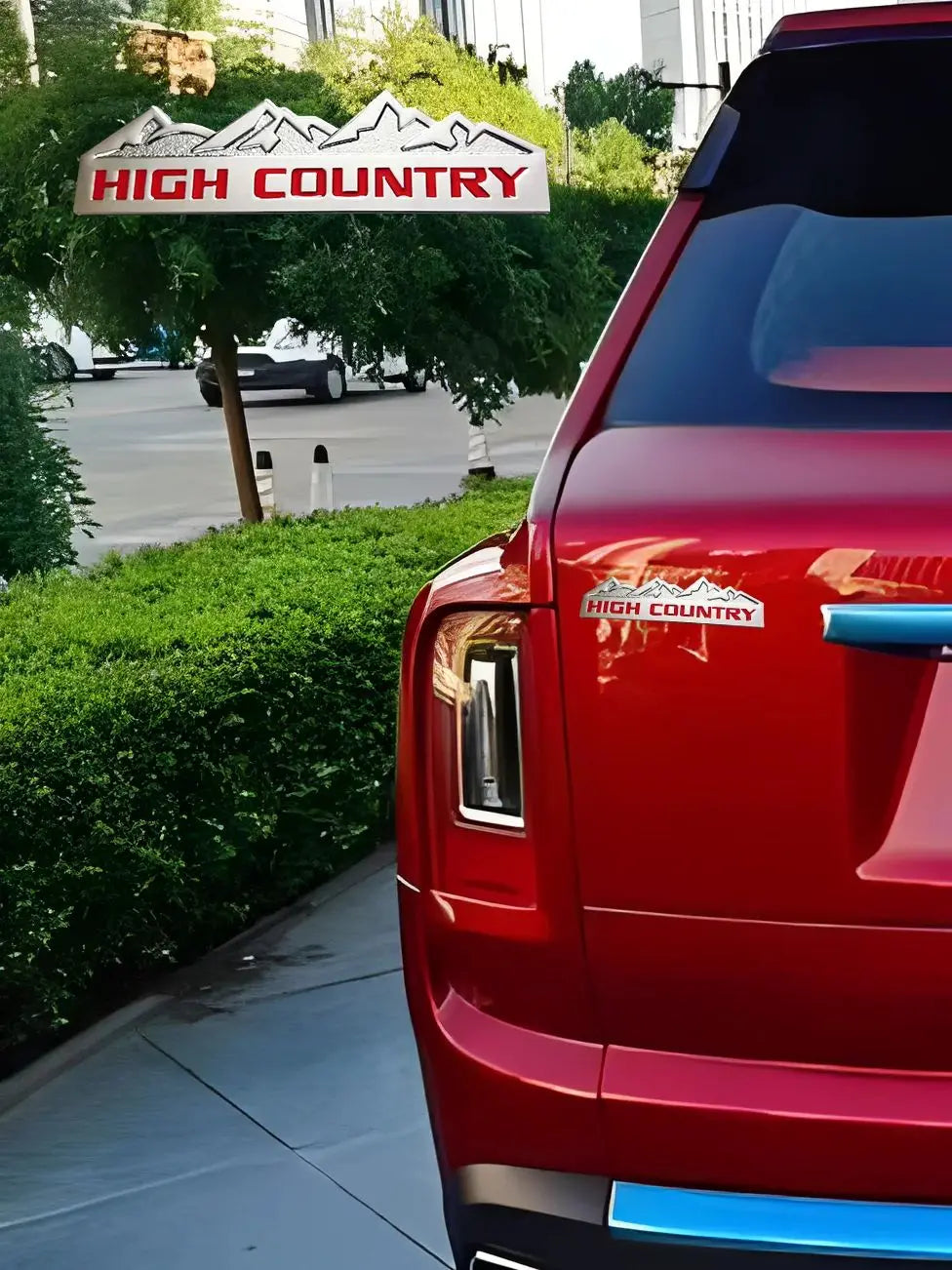 3D Zinc Alloy Mountain Car Emblem Sticker for Custom Look - image 7