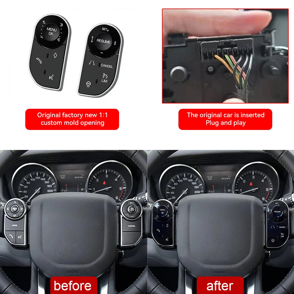 Range Rover Vogue & Sport Steering Wheel Buttons – Premium Replacement