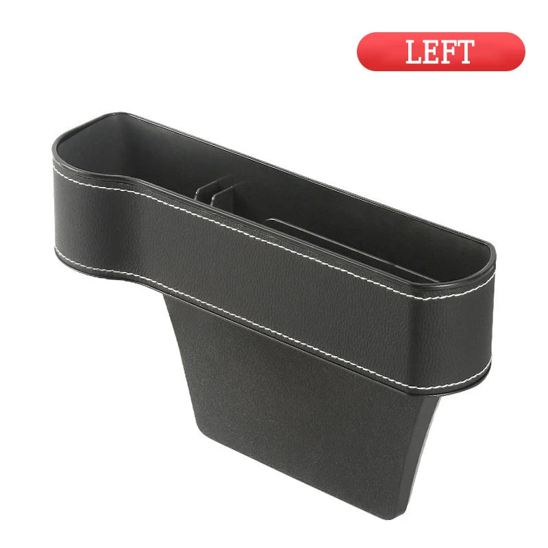 Car Seat Gap Organizer Storage Box - Expandable Design, Holds Phone, Keys, Wallet, Prevents Items from Falling