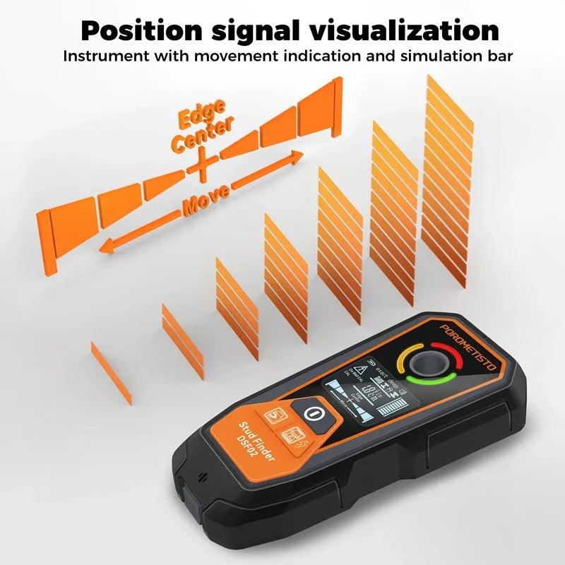 New Stud Finder Wall Scanner Detector Multifunction Wood Studs Metal Detection for AC Cable Wires Depth Tracker Measuring Tools