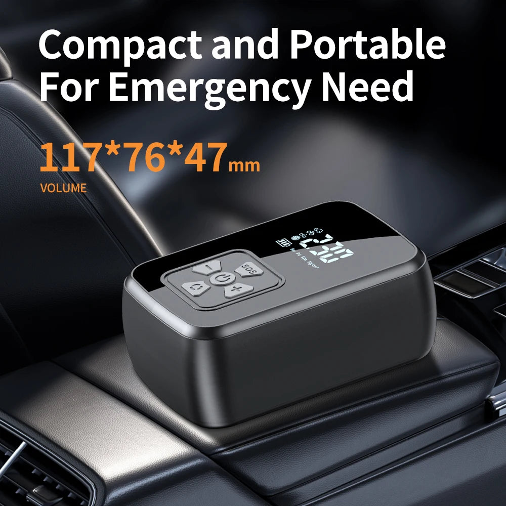 Portable Wireless Tire Inflator for Car, Motorcycle & Bike - image 5