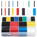 580 pieces of 2:1 heat shrink tubing kit, various types of conduit wrapped cable kits, ndustrial heat shrink tubing