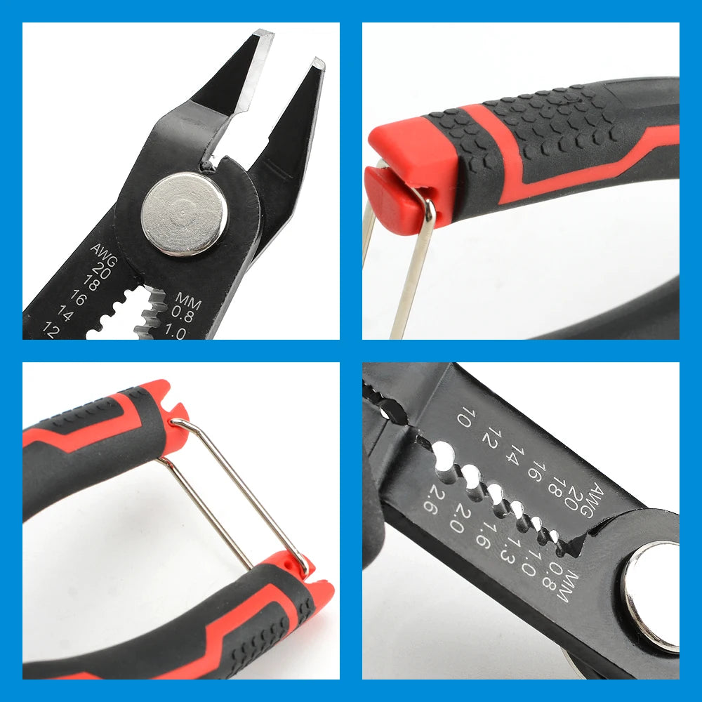 Wire Stripper Pliers Automatic Stripping Cutter Cable Wire Crimping Electrician Repair Tools Wire Stripper Tool Hand Tools