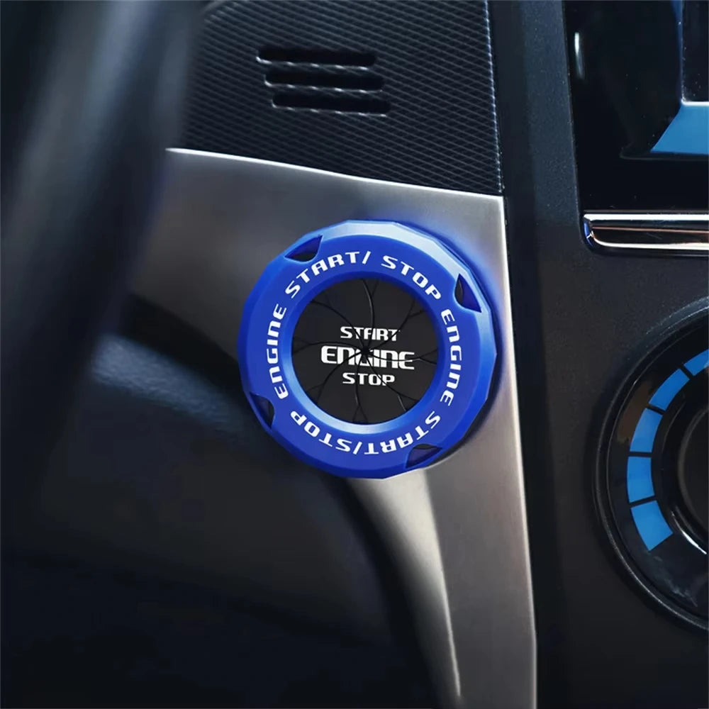 Rotating Start Stop Button Protective Cap for Car and Motorcycle - view 18