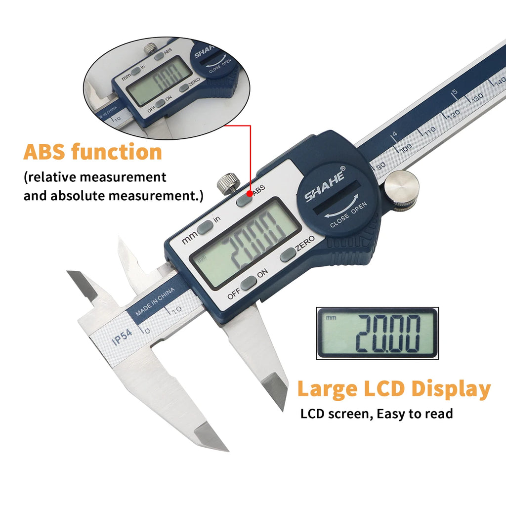 Digital Caliper 0-150mm Stainless Steel Electronic Vernier Gauge - image 26