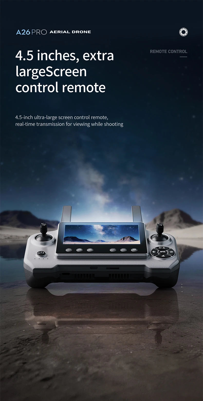 Lenovo A26 Pro Drone 4K Triple Camera FPV Foldable RC Quadcopter - image 13