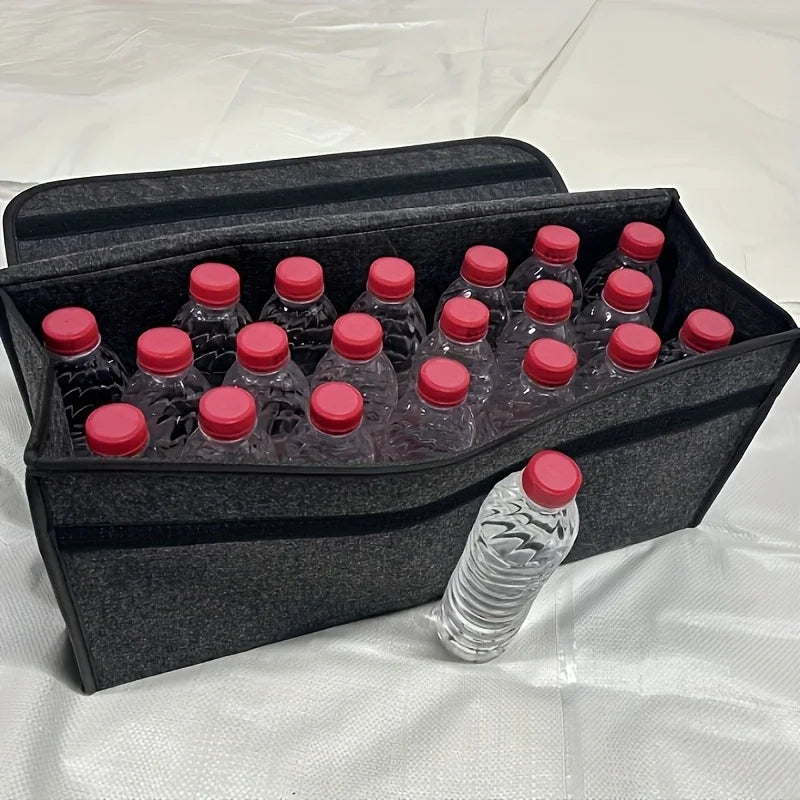Foldable Car Trunk Organizer with Handles