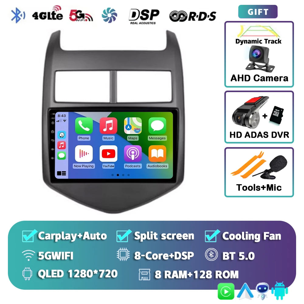 9-Inch CarPlay & Android Auto Radio for Chevy Aveo/Sonic (2011-2015) - image 44